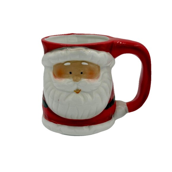Vintage Santa Claus Mug Christmas Decoration - Picture 1 of 5